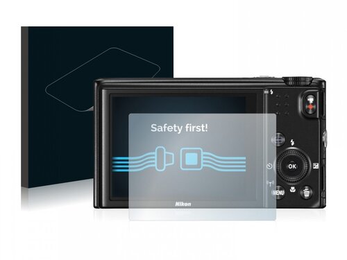 Heldere Screenprotector - Nikon Coolpix S9600 - type: Ultra-Clear
