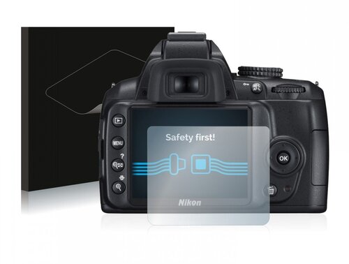 Heldere Screenprotector - Nikon D3000 - type: Ultra-Clear