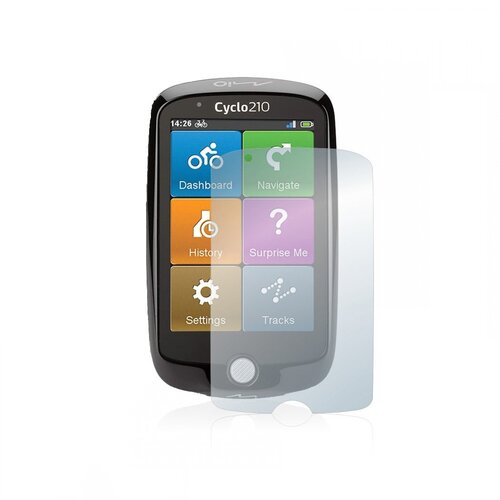 Premium Screenprotector voor de Mitac Mio Cyclo 210 - type: Ultra-Clear