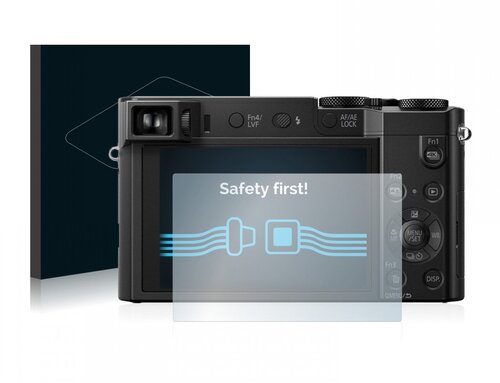 2x Heldere Screenprotector - Panasonic Lumix DMC-TZ100EB - type: Ultra-Clear