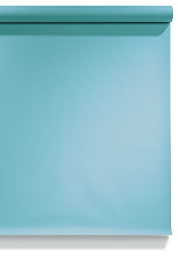Papieren Achtergrond Rol - 1.35m x 11m - Sky Blue (nr 02)