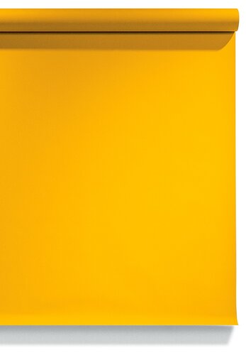 Papieren Achtergrond Rol - 1.35m x 11m - Forsythia Yellow (nr 14)