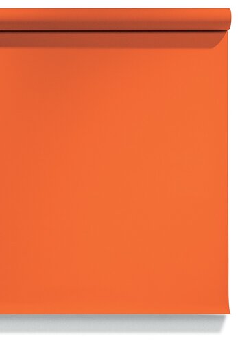 Papieren Achtergrond Rol - 1.35m x 11m - Bright Orange (nr 39)