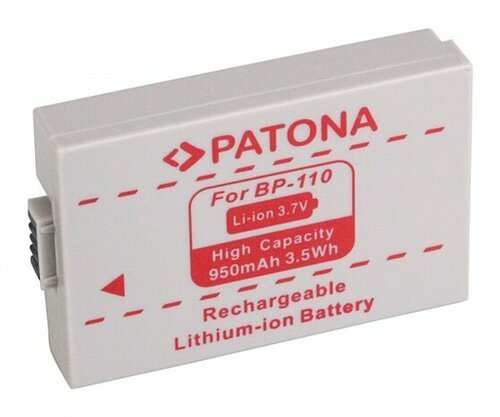 BP-110 Accu / Vervangende Batterij voor de Canon BP110 Accu - 950 mAh