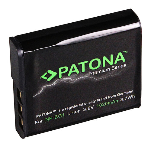 Accu voor de Sony Cyber-shot DSC-W230 - Premium Batterij type: NP-BG1 / NP-FG1 - 1020 mAh