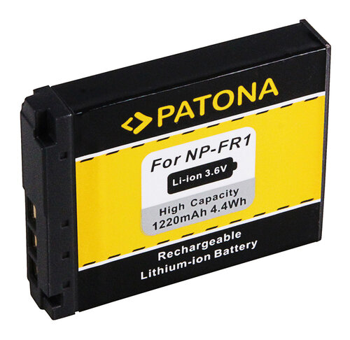 Accu voor de Sony Cyber-shot DSC-P100 - Batterij type: NP-FR1 / NPFR1 - 1220 mAh