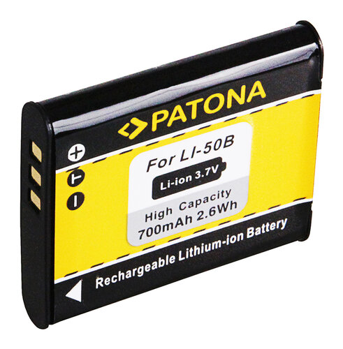 LI-50B Accu / Vervangende Batterij voor de Olympus LI50B Accu - 700mAh