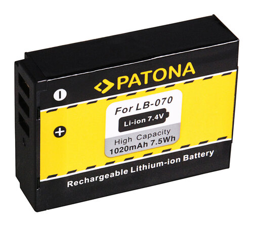 Accu voor de Kodak PIXPRO S-1 - Batterij type: LB-070 / LB070 - 1020 mAh