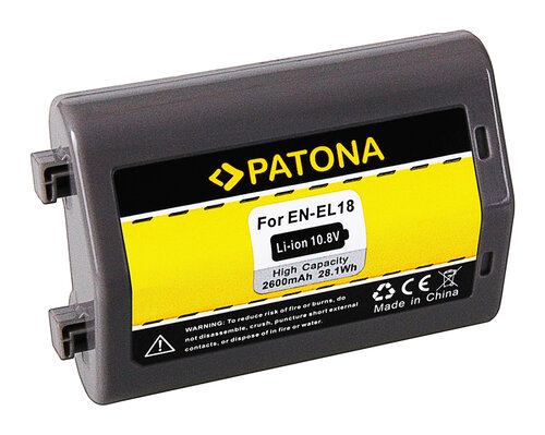 Accu voor de Nikon D4S - Batterij type: EN-EL18 / ENEL18 - 2600 mAh