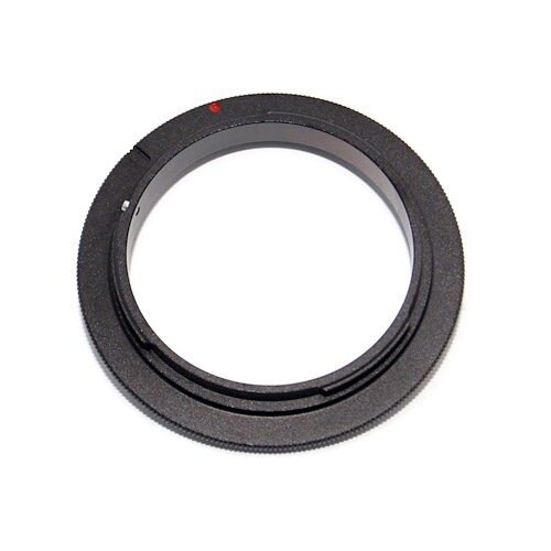 Micro 4/3 (MFT) naar 55mm schroefdraad Reverse Macro Ring / Omkeerring
