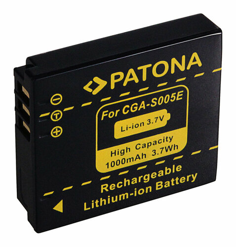 Accu voor de Ricoh Caplio R30 - Batterij type: CGA-S005E, DB-65 - 1000 mAh