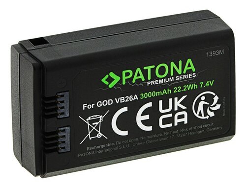 Accu / Batterij type: VB26 / VB26A voor de Godox V860III - 3000 mAh