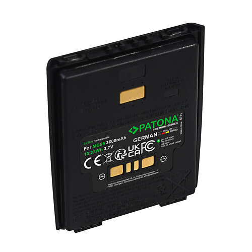 Accu / Batterij voor de Zebra (Motorola) Symbol MC55 - Type: BTRY-MC55EAB02 - 3600 mAh