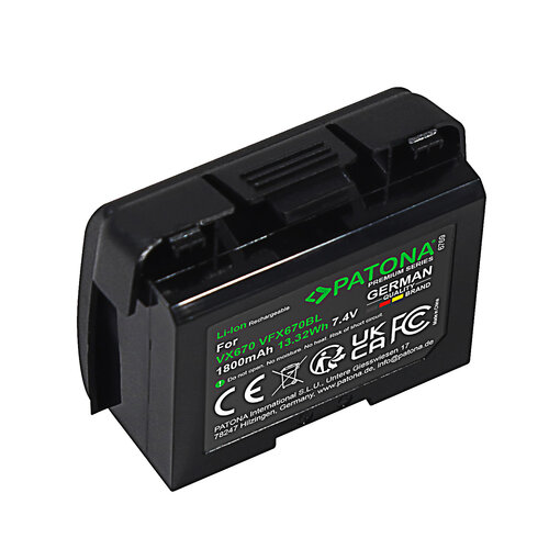 Accu / Batterij voor de Verifone VX670 - Type: 24016-01-R - 1800 mAh