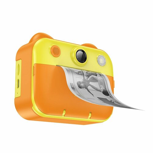 Kindercamera met Thermische Printer / Instant Camera voor Kinderen - DV204-Oranje