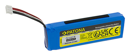 Accu / Batterij voor de JBL Link 20 - Type: P763098 01A - 6000 mAh