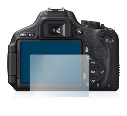 Premium Screenprotector voor de Canon EOS 600D - type: Ultra-Clear