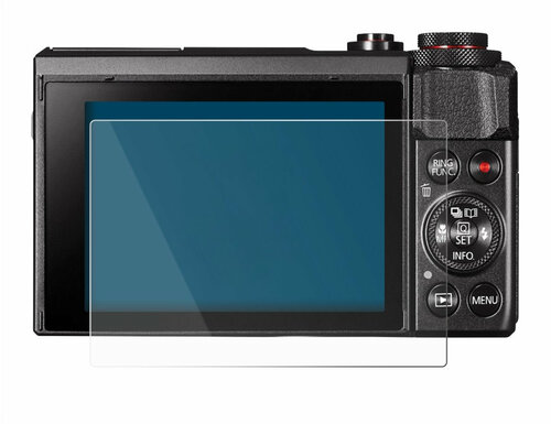 Premium Screenprotector voor de Canon PowerShot G7X II / G7X Mark 2 - type: Ultra-Clear