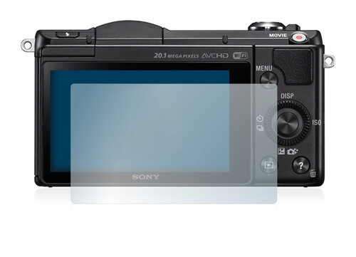 Premium Screenprotector voor de Sony A5000 - type: Ultra-Clear
