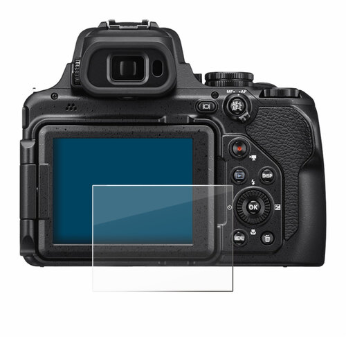 Premium Screenprotector voor de Nikon Coolpix P1000 - type: Ultra-Clear