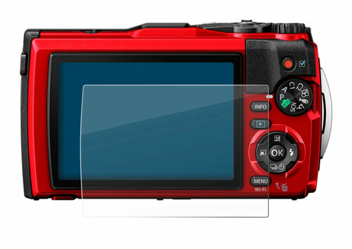 Premium Screenprotector voor de Olympus Tough TG-6 - type: Ultra-Clear