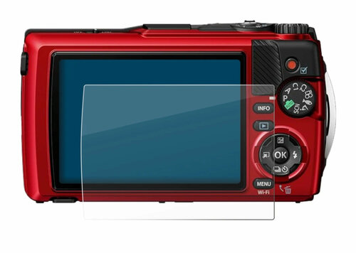 Premium Screenprotector voor de Olympus Tough TG-7  - type: Ultra-Clear