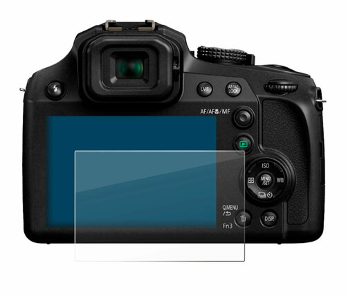 Premium Screenprotector voor de Panasonic Lumix DC-FZ82 - type: Ultra-Clear