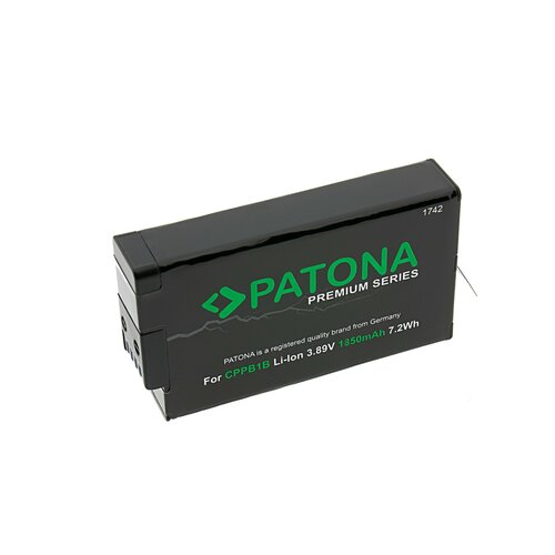Accu voor de GoPro MAX2 - Batterij type: AMBAT-001 - 1850 mAh